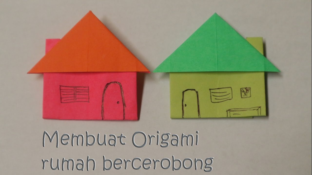 Detail Origami Rumah Untuk Anak Tk Nomer 4