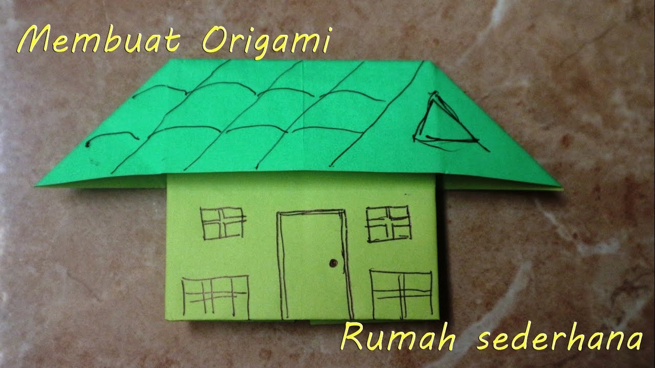 Detail Origami Rumah Untuk Anak Tk Nomer 5