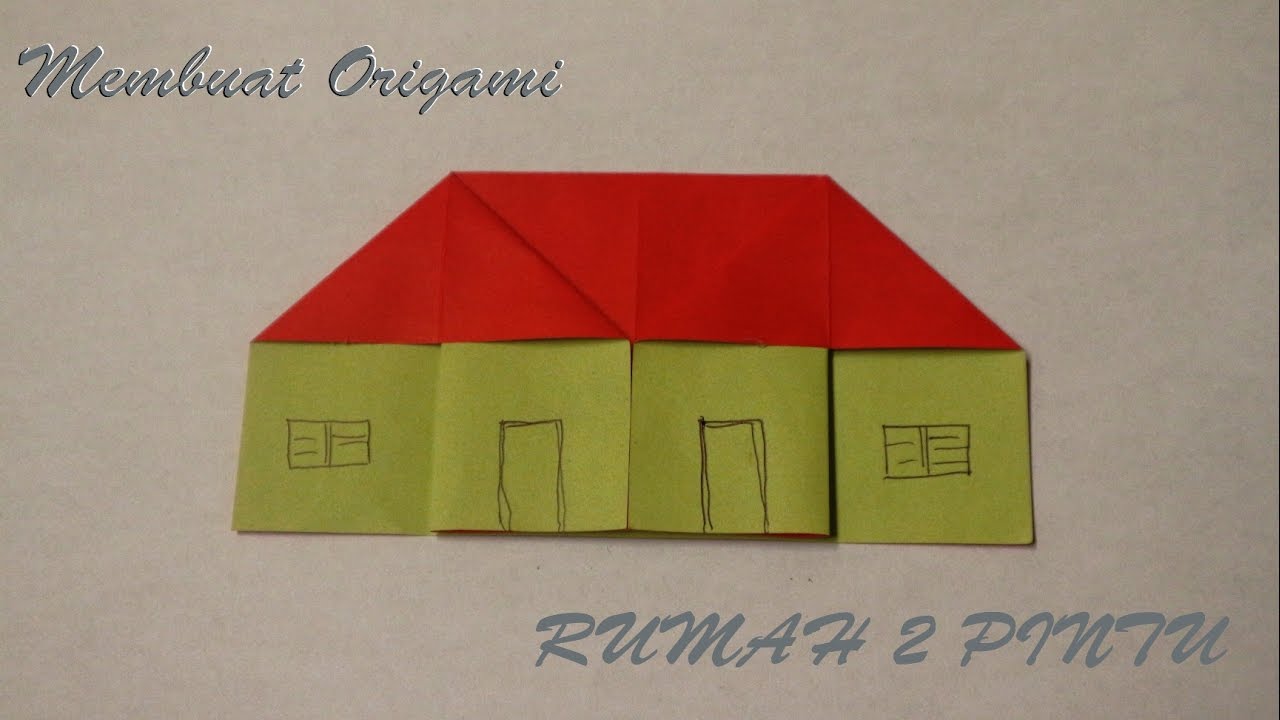 Detail Origami Rumah Untuk Anak Tk Nomer 6