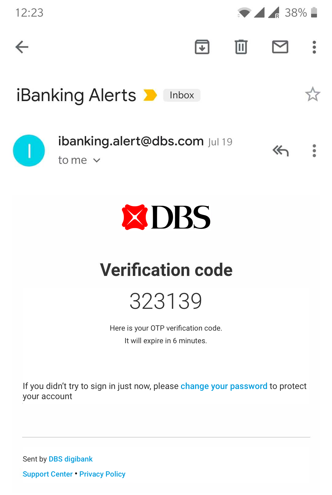 Detail Otp Email Template Nomer 30