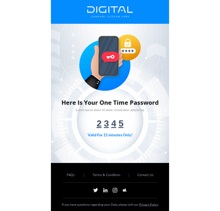 Detail Otp Email Template Nomer 31