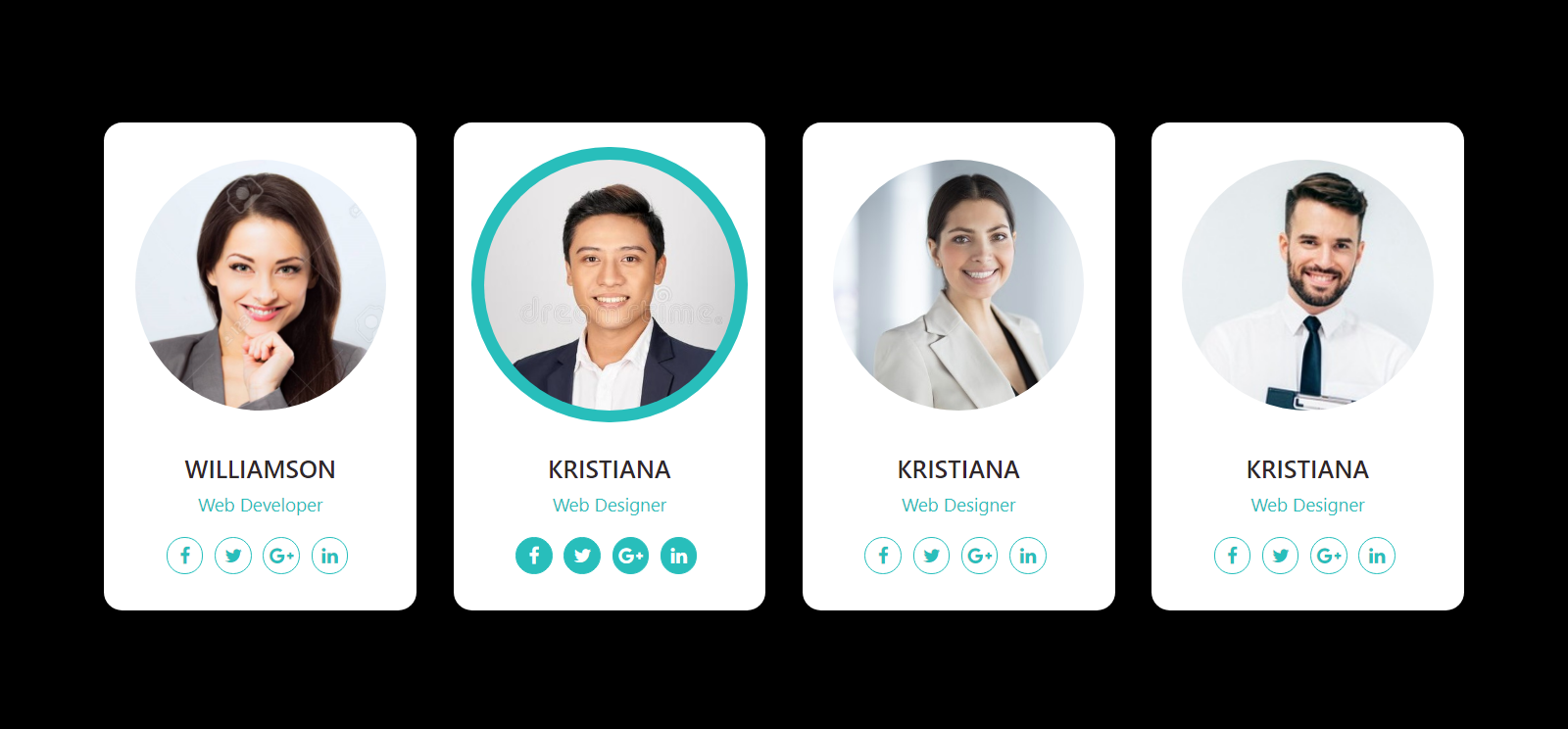 Detail Our Team Html Template Nomer 2