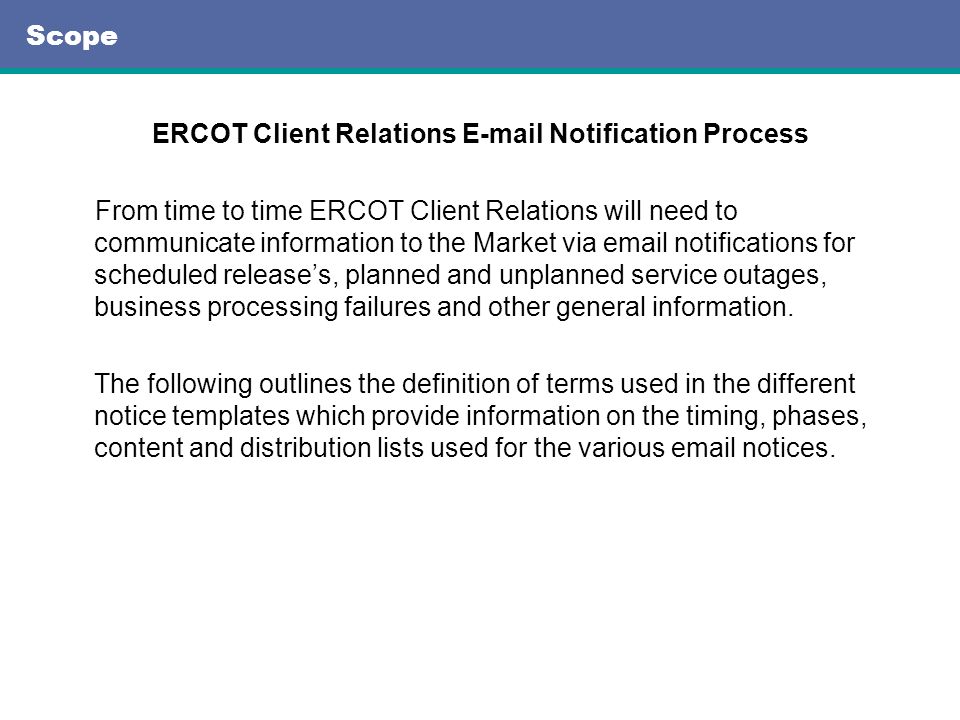 Detail Outage Communication Template Nomer 40