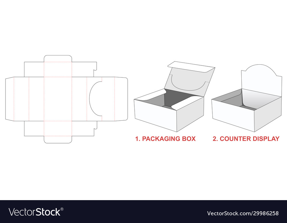 Detail Packaging Box Template Free Nomer 17