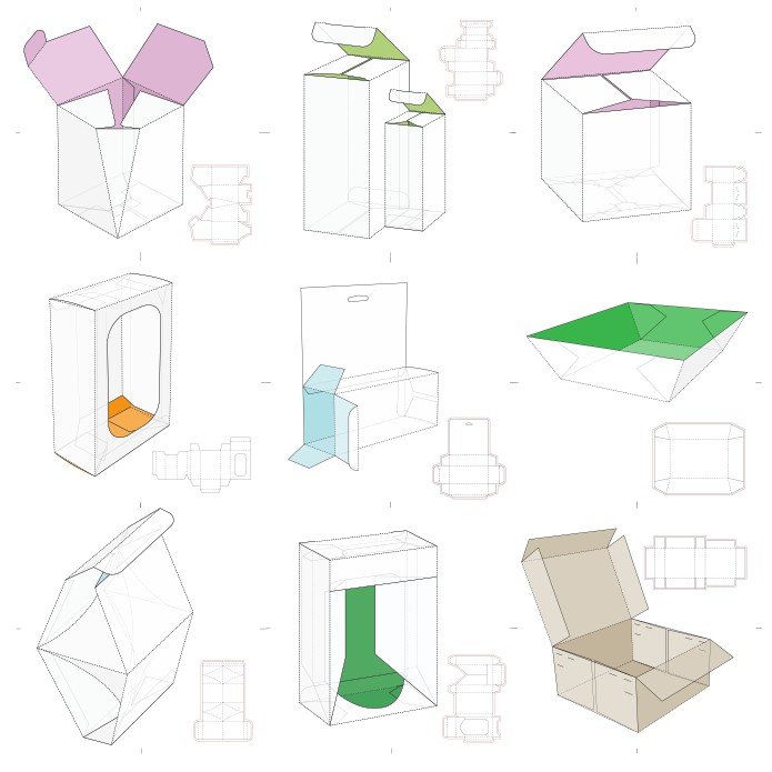 Detail Packaging Template Vector Free Download Nomer 2