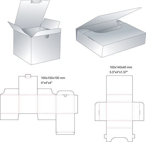 Detail Packaging Template Vector Free Download Nomer 12
