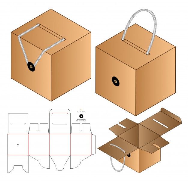 Detail Packaging Template Vector Free Download Nomer 18
