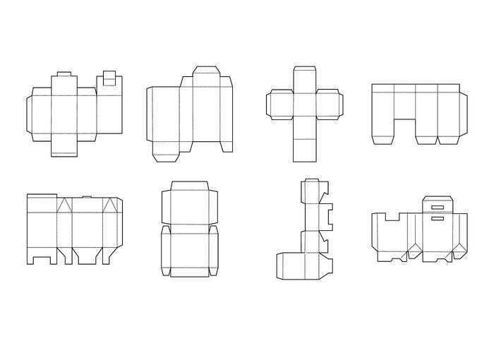 Detail Packaging Template Vector Free Download Nomer 3