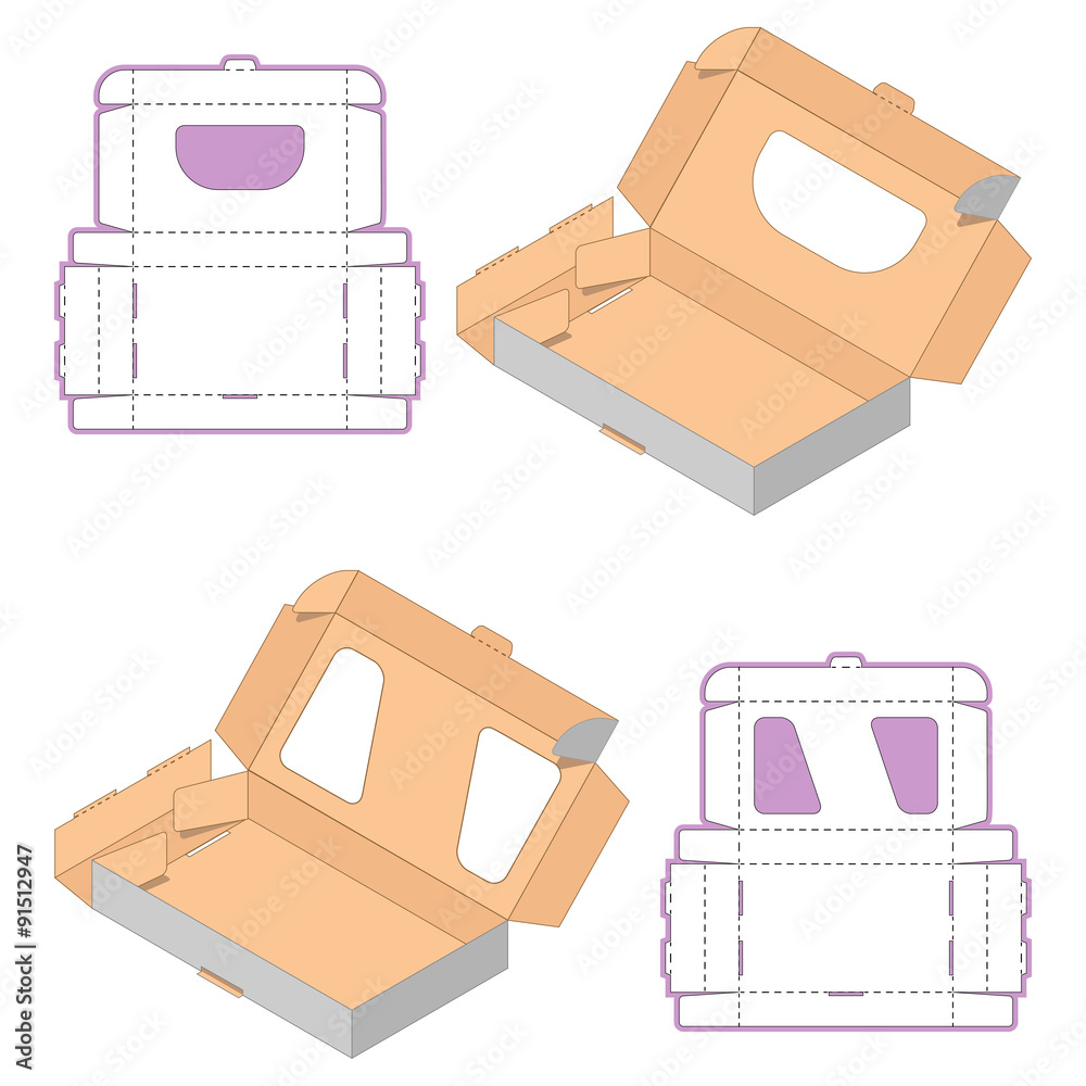 Detail Packaging Template Vector Free Download Nomer 47