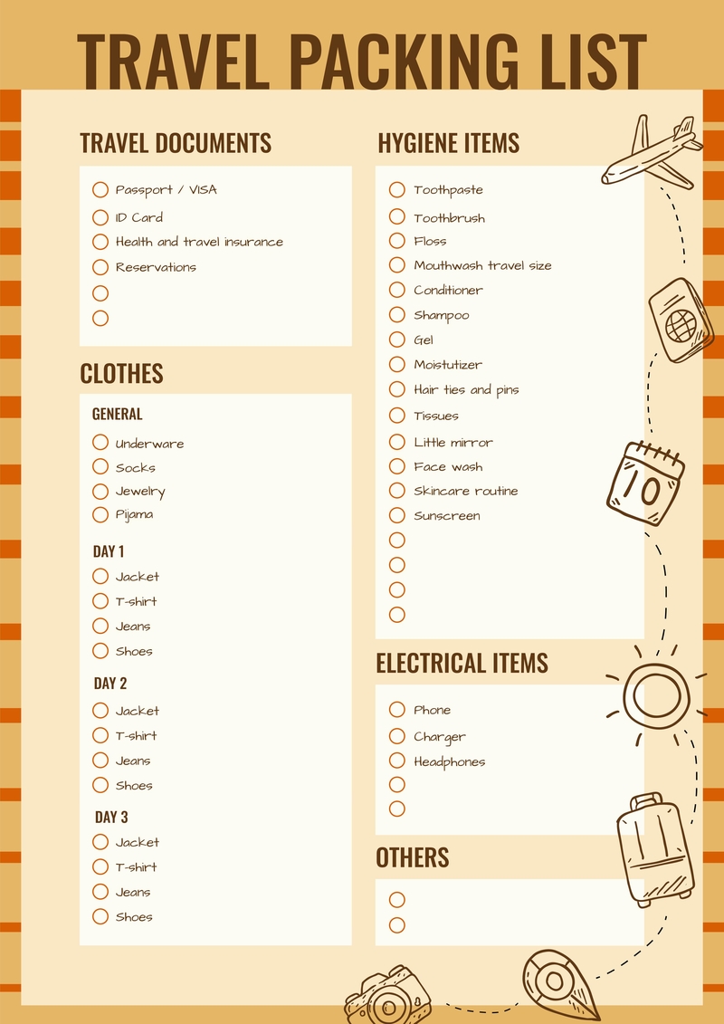 Detail Packing List Template Nomer 12