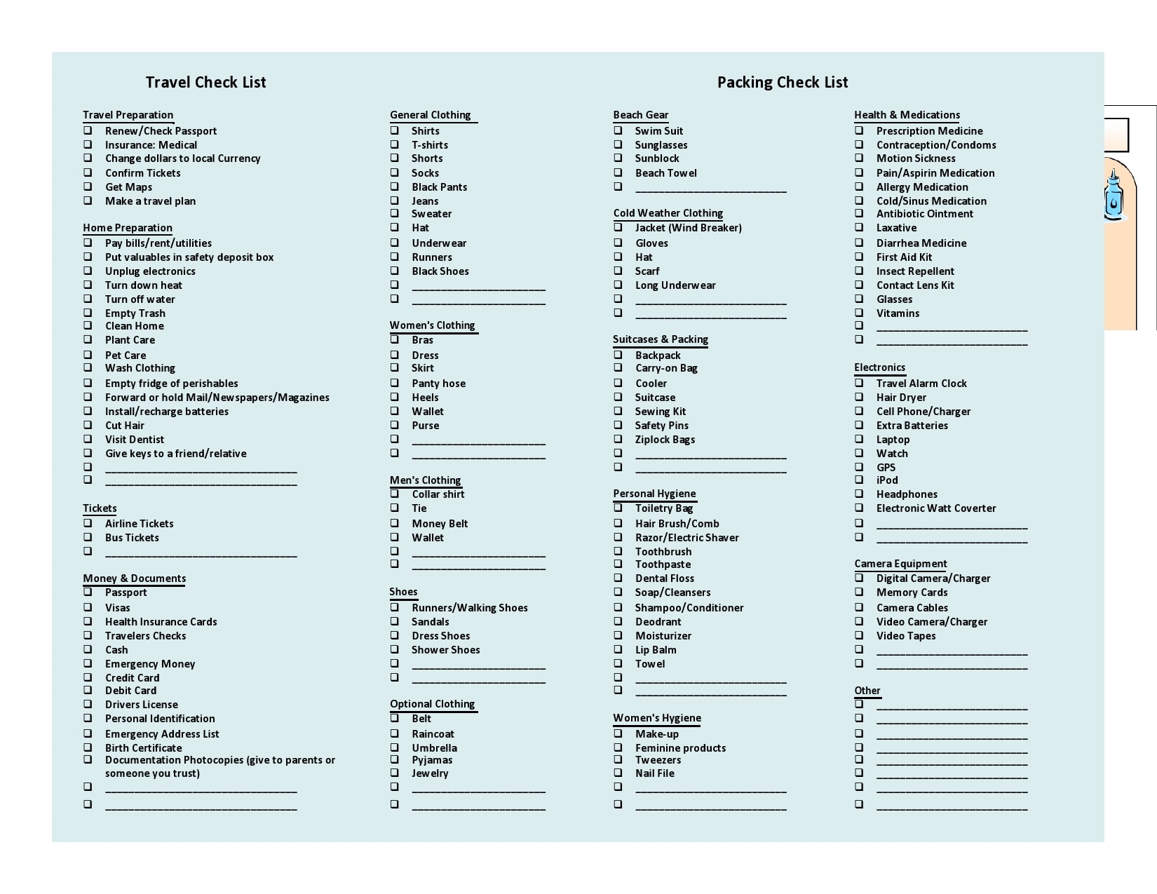Detail Packing List Template Nomer 24