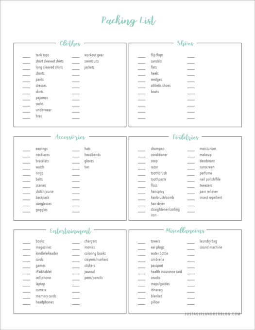 Detail Packing List Template Nomer 35