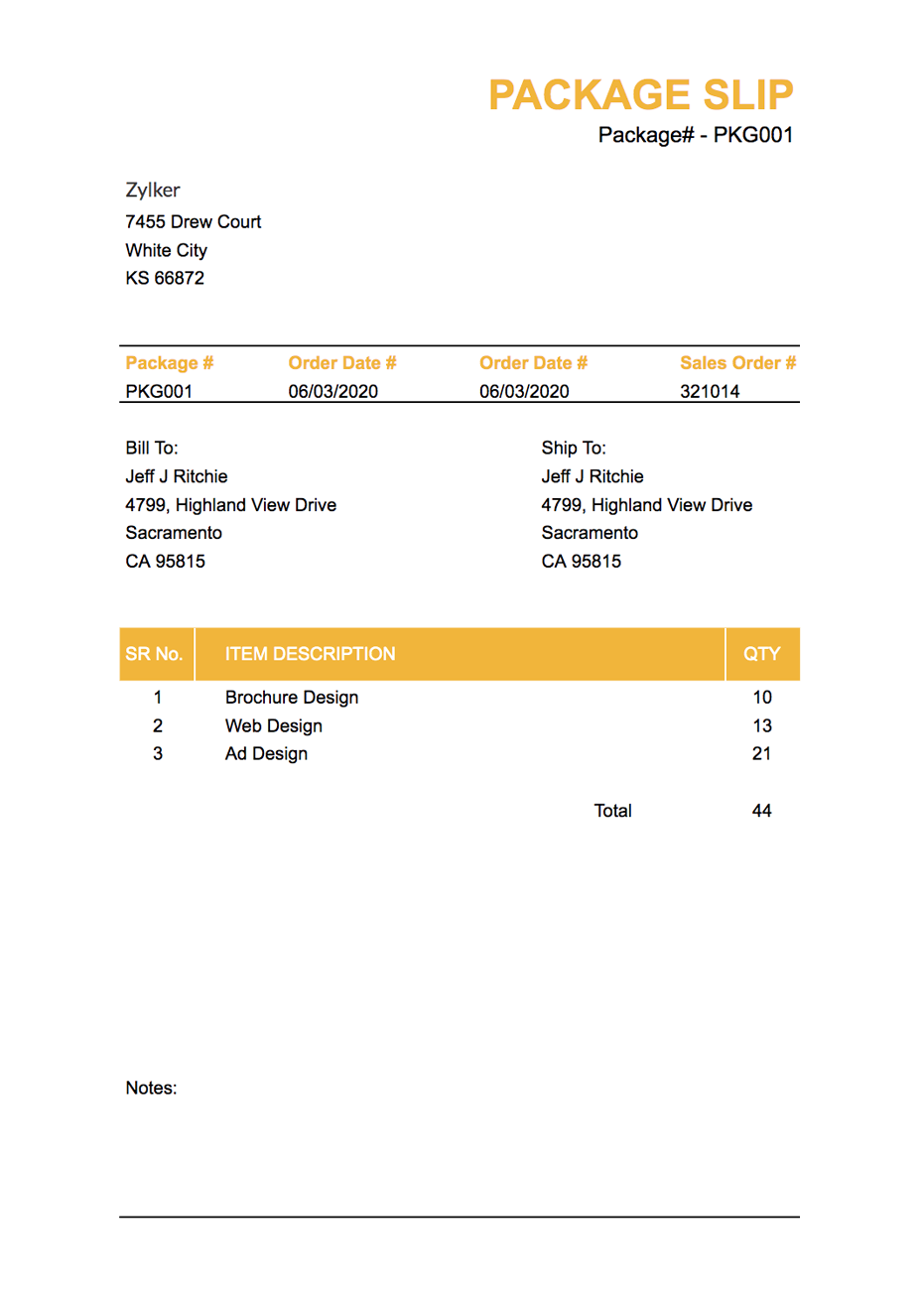 Detail Packing List Template Nomer 50