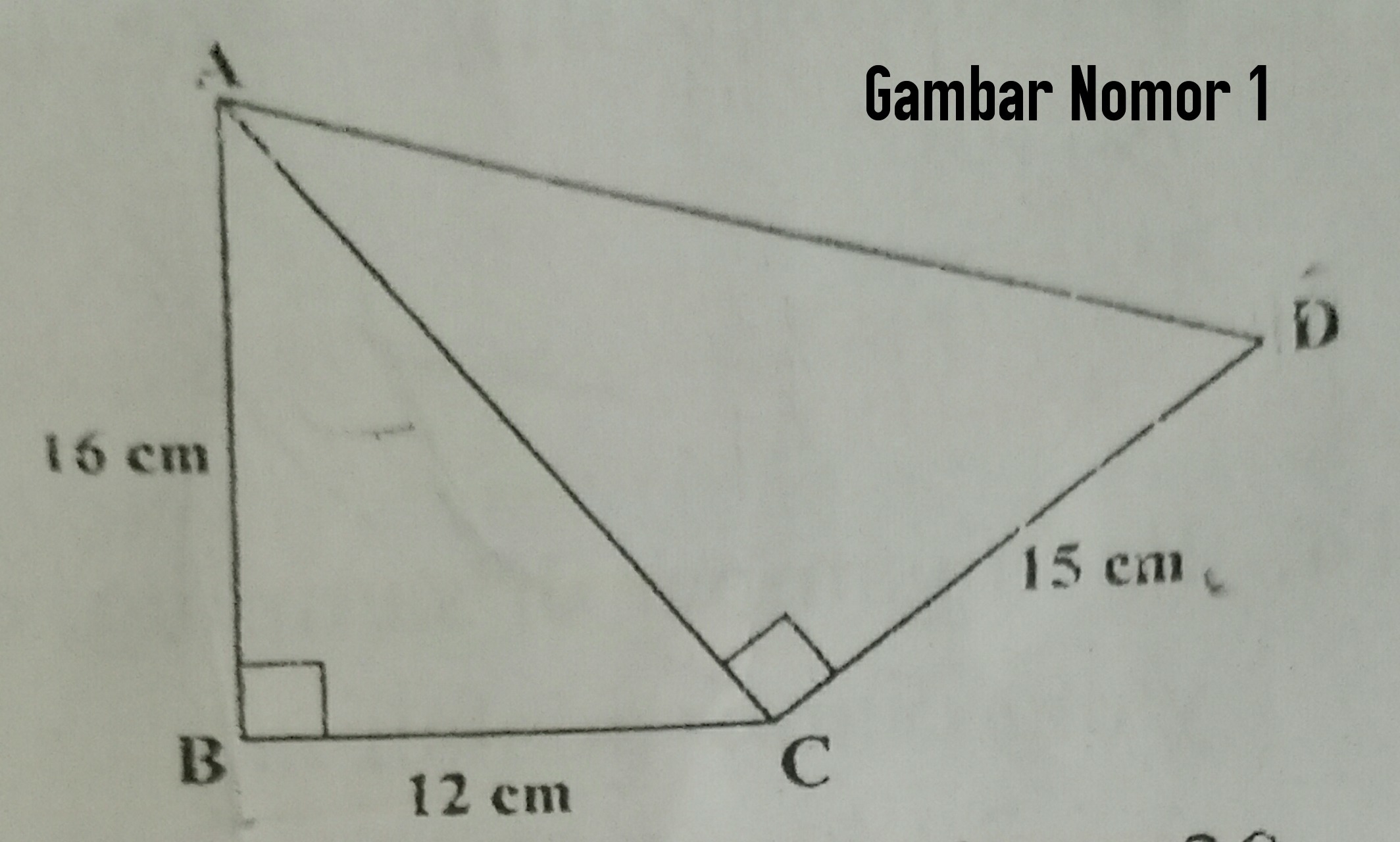 Detail Pada Gambar Disamping Panjang Ad Adalah Nomer 4