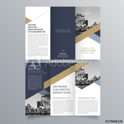 Detail Pamphlet Layout Template Nomer 12