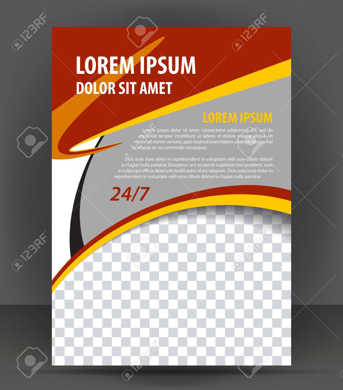 Detail Pamphlet Layout Template Nomer 19