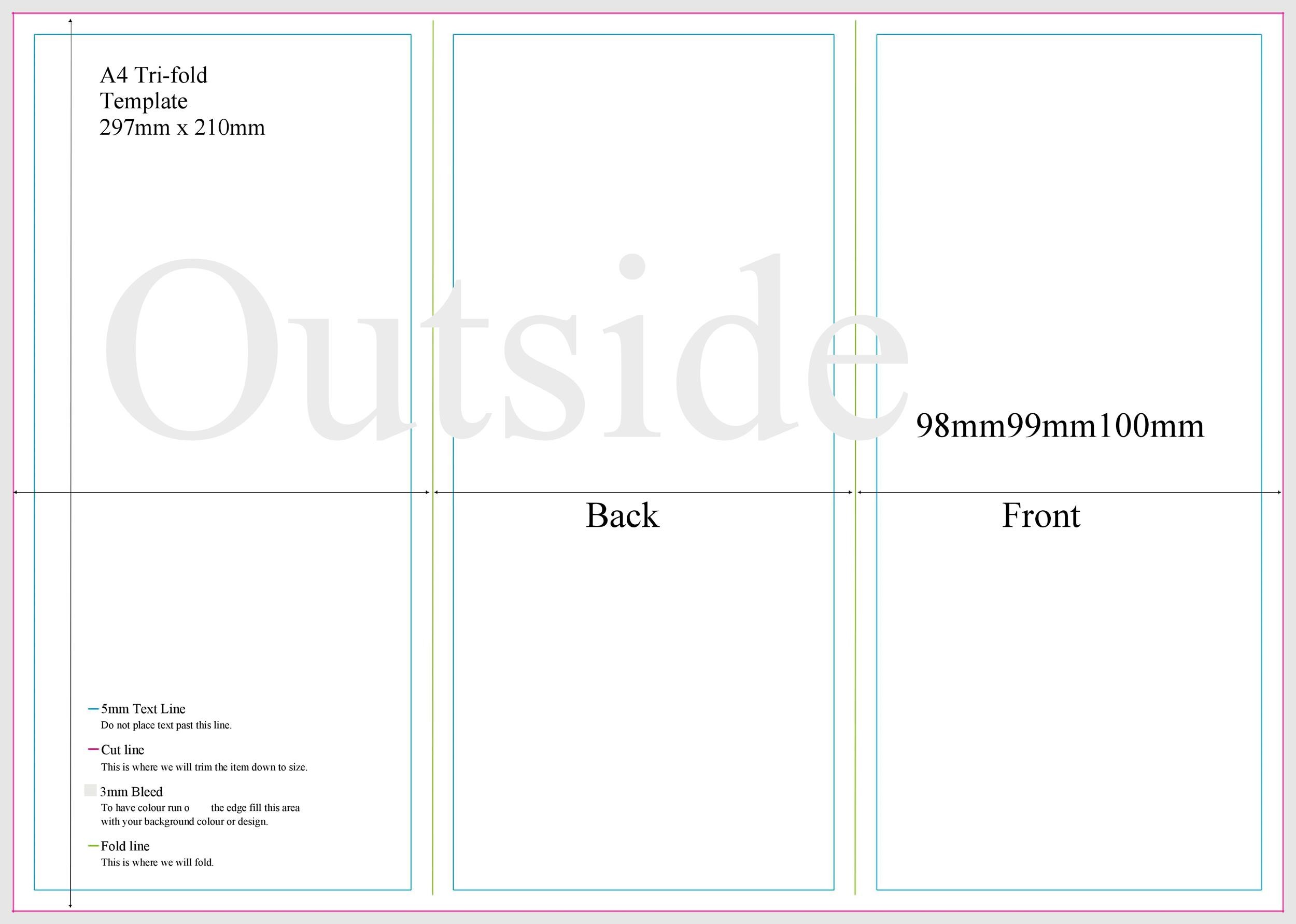 Detail Pamphlet Layout Template Nomer 4