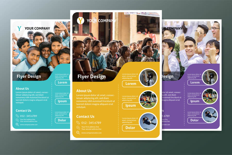 Detail Pamphlet Layout Template Nomer 7