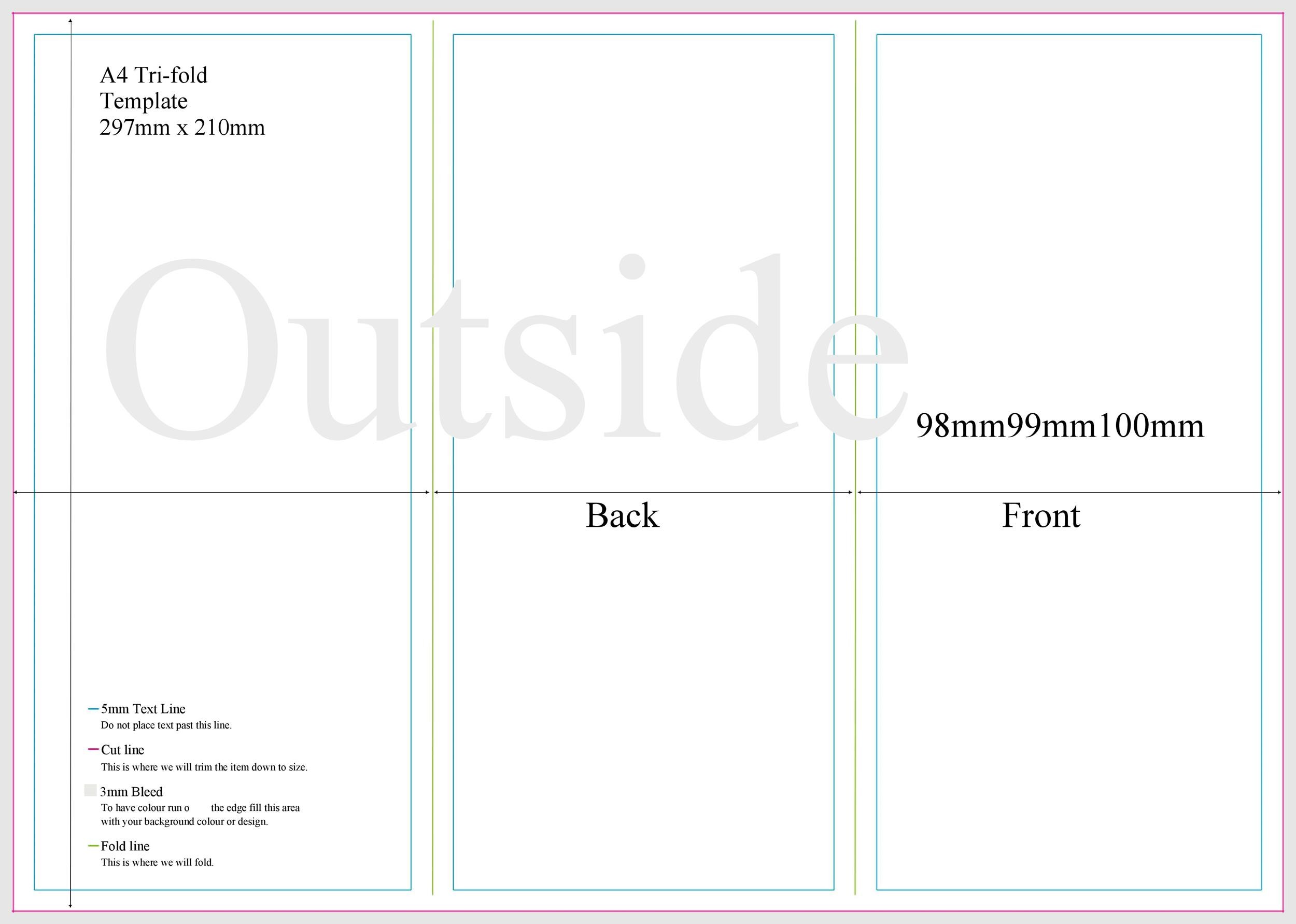 Detail Pamphlet Template Word Nomer 45