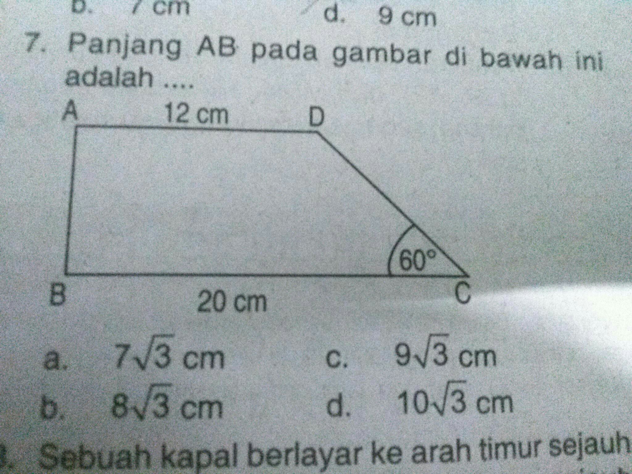 Detail Panjang Ab Pada Gambar Adalah Nomer 6