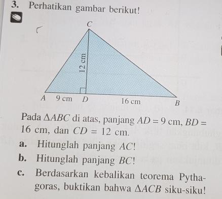 Detail Panjang Ad Pada Gambar Berikut Adalah Nomer 25