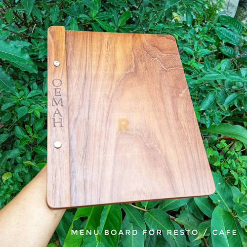 Detail Papan Menu Kayu Nomer 3