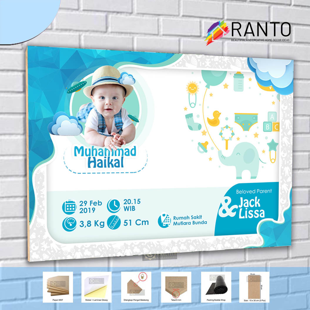 Detail Papan Nama Anak Baru Lahir Nomer 18