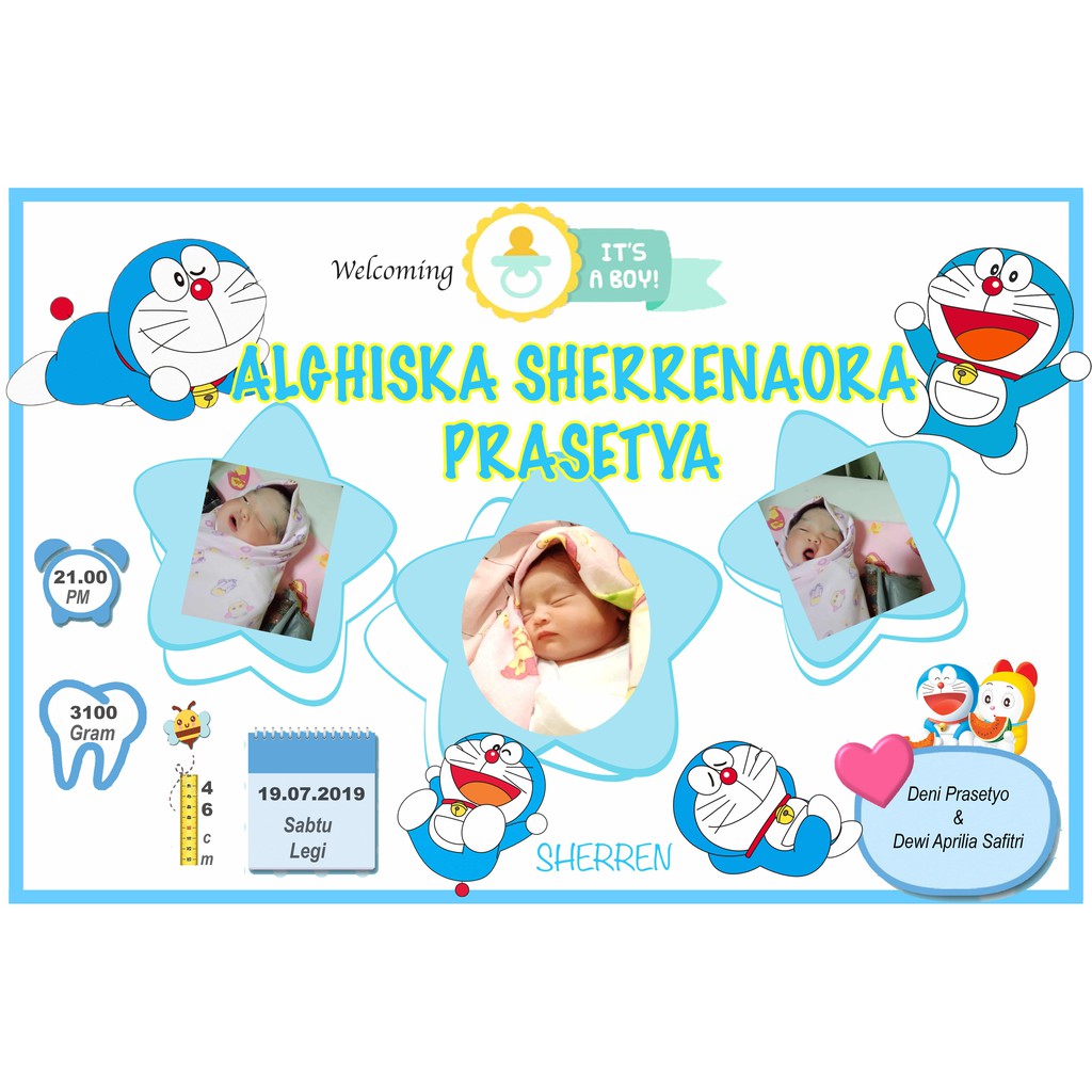 Detail Papan Nama Anak Baru Lahir Nomer 44