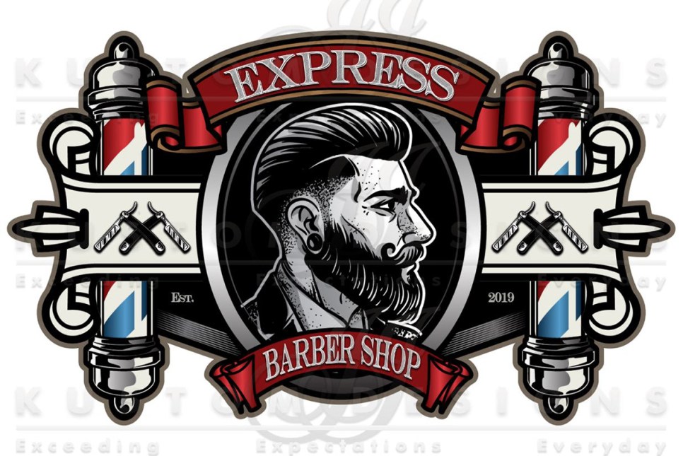 Detail Papan Nama Barbershop Nomer 11