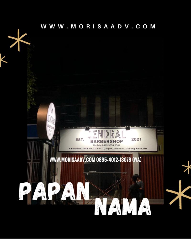 Detail Papan Nama Barbershop Nomer 32