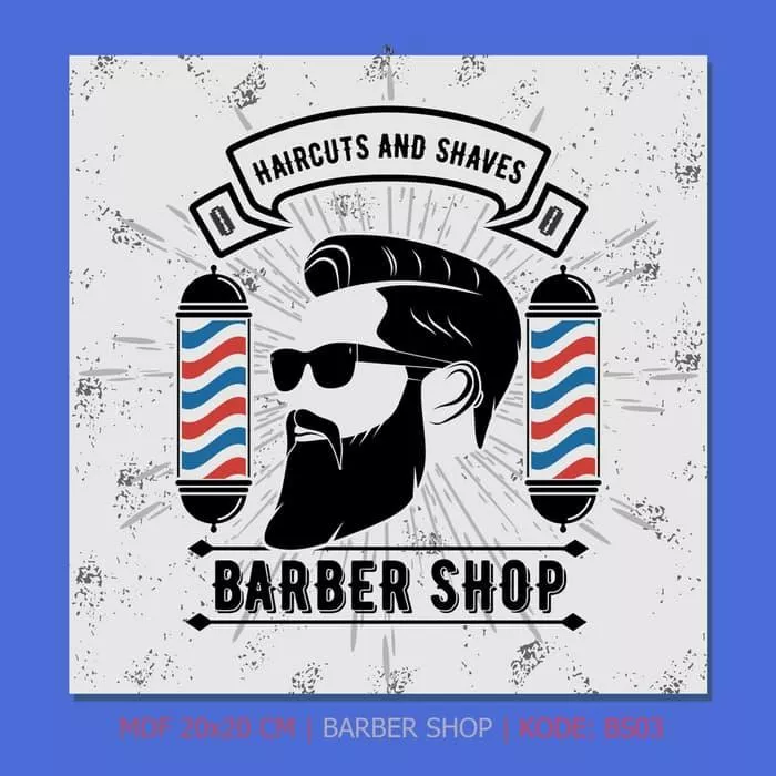 Detail Papan Nama Barbershop Nomer 7