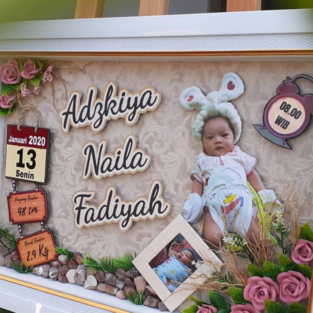 Detail Papan Nama Bayi Baru Lahir Nomer 10