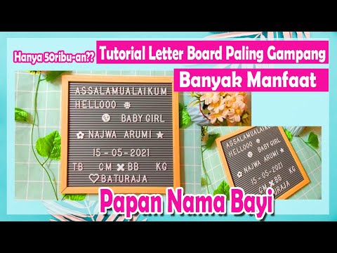 Detail Papan Nama Bayi Keren Nomer 14