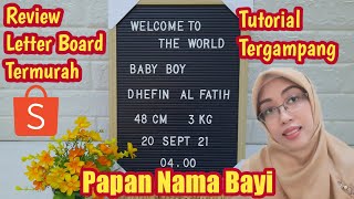 Detail Papan Nama Bayi Keren Nomer 17