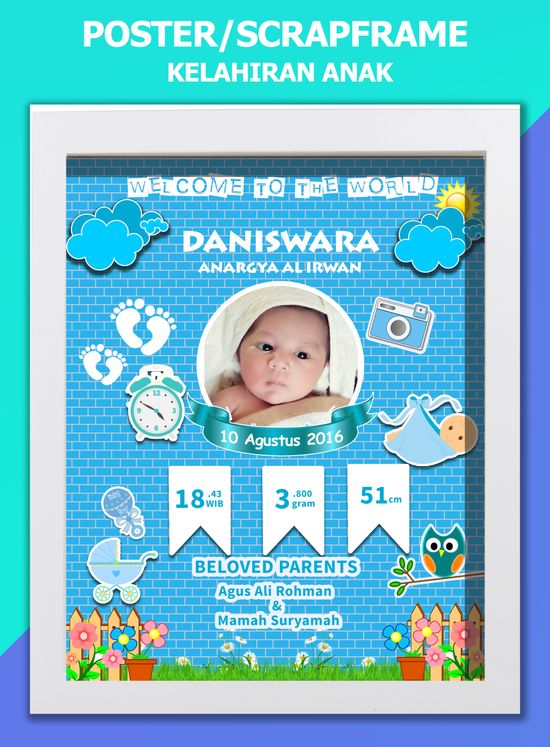 Papan Nama Bayi Modern - KibrisPDR