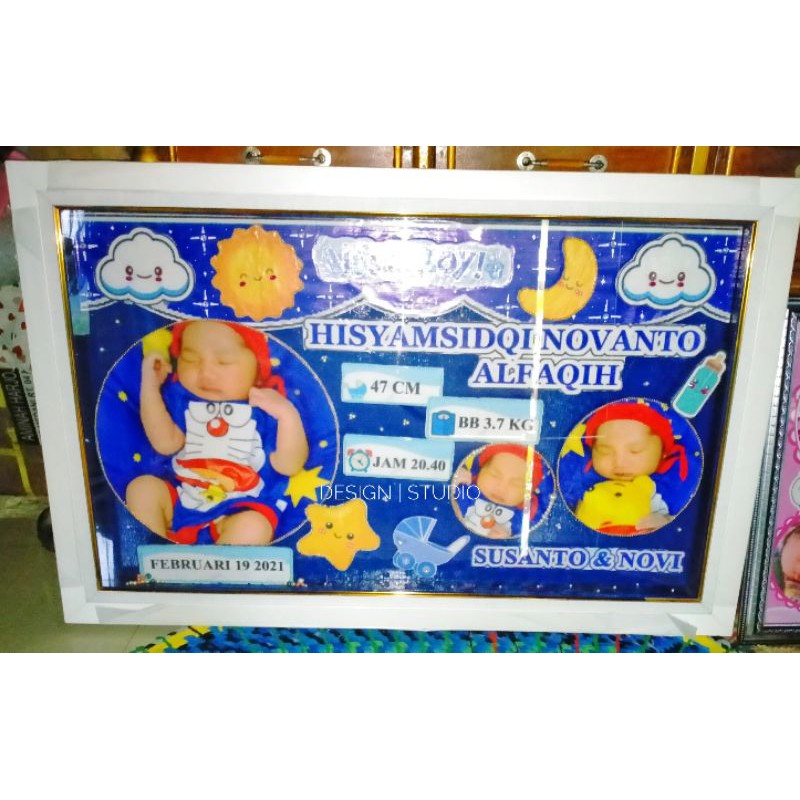 Detail Papan Nama Bayi Modern Nomer 15