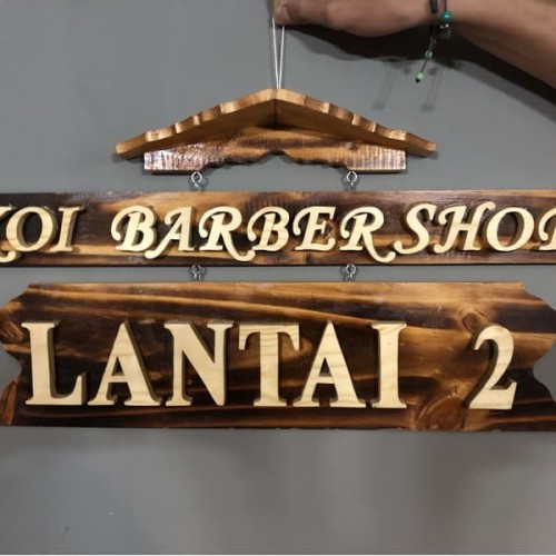 Detail Papan Nama Kayu Lucu Nomer 11