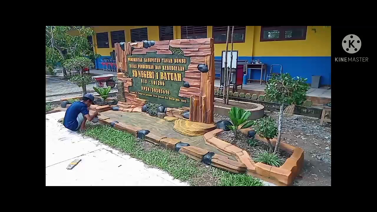 Detail Papan Nama Taman Nomer 9