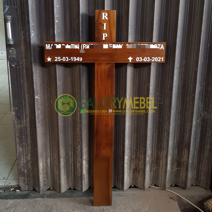 Detail Papan Nisan Kayu Nomer 25