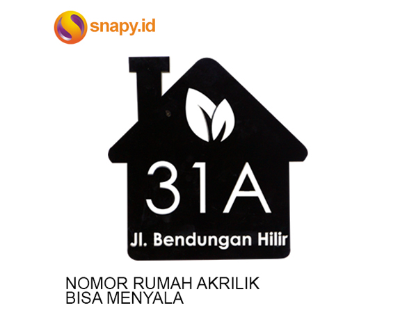 Detail Papan Nomor Rumah Nomer 22