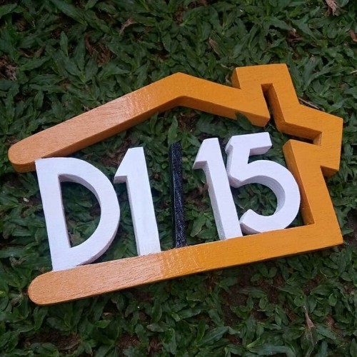 Detail Papan Nomor Rumah Dari Kayu Nomer 44