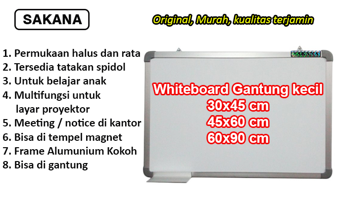 Detail Papan Tulis Gantung Nomer 26