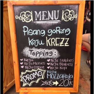 Papan Tulis Menu Cafe - KibrisPDR