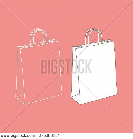 Detail Paper Bag Vector Template Free Nomer 14