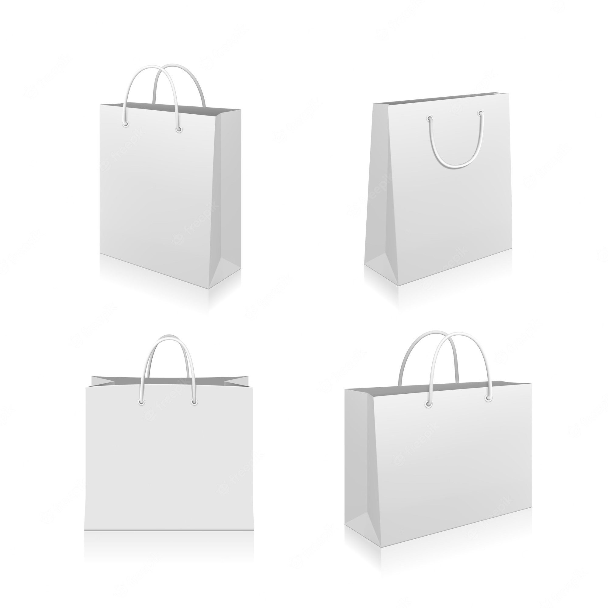 Detail Paper Bag Vector Template Free Nomer 19
