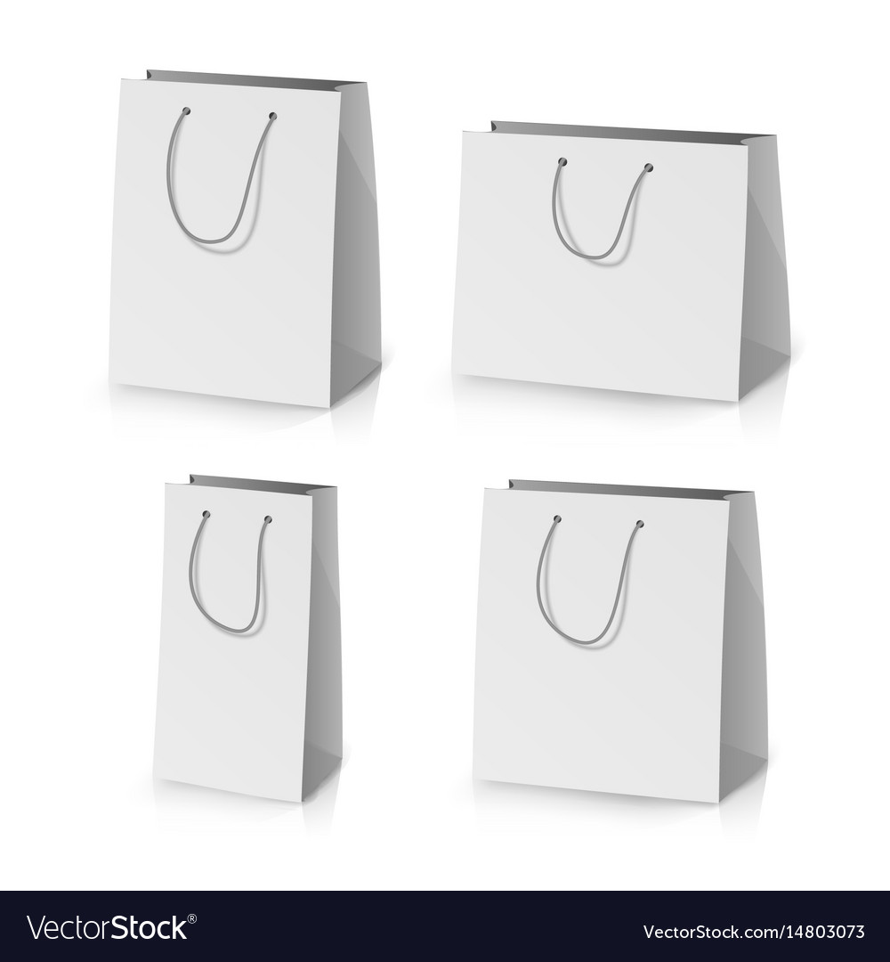 Detail Paper Bag Vector Template Free Nomer 3