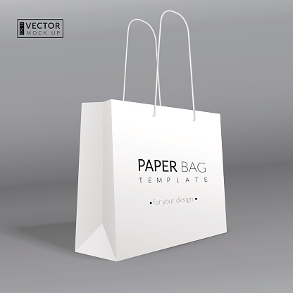 Detail Paper Bag Vector Template Free Nomer 21