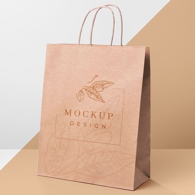 Detail Paper Bag Vector Template Free Nomer 35
