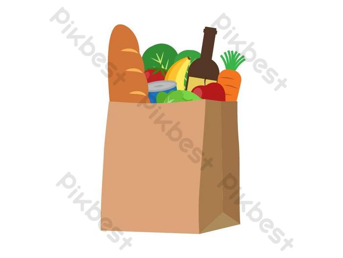 Detail Paper Bag Vector Template Free Nomer 37
