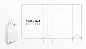 Detail Paper Bag Vector Template Free Nomer 5